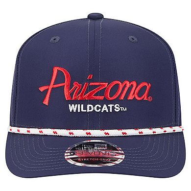 Men's New Era Navy Arizona Wildcats Script Performance Rope 9SEVENTY Adjustable Hat