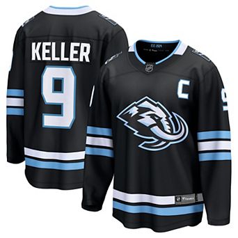 Men's Fanatics Clayton Keller Black Utah Mammoth Home Breakaway Player Jersey