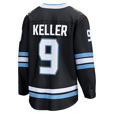 Men's Fanatics Clayton Keller Black Utah Mammoth Home Breakaway Player Jersey