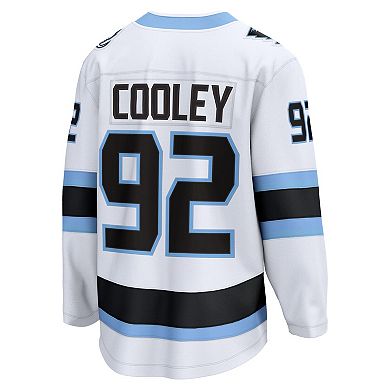 Men's Fanatics Logan Cooley White Utah Mammoth Away Breakaway Player Jersey