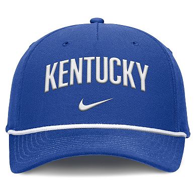 Men's Nike Royal Kentucky Wildcats Rise Campus Adjustable Hat