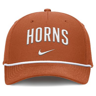 Men's Nike Texas Orange Texas Longhorns Rise Campus Adjustable Hat