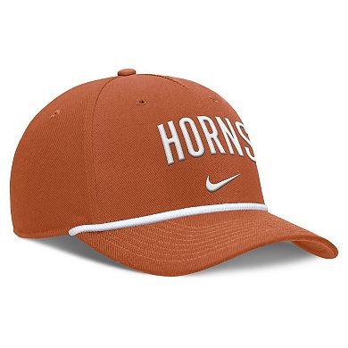 Men's Nike Texas Orange Texas Longhorns Rise Campus Adjustable Hat