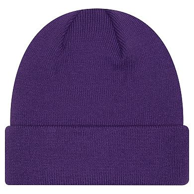 Men's New Era Purple Los Angeles Lakers Tonal Cuffed Knit Hat