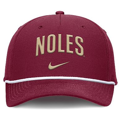 Men's Nike Scarlet Florida State Seminoles Rise Campus Adjustable Hat