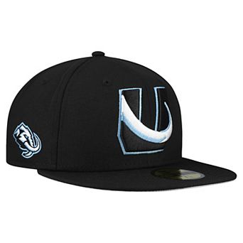 Men's New Era Black Utah Mammoth Team Secondary 59FIFTY Fitted Hat