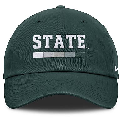 Men's Nike Green Michigan State Spartans Club Campus Adjustable Hat
