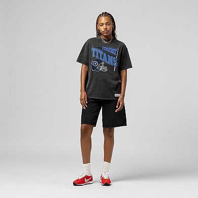 Women's Mitchell & Ness Black Tennessee Titans Team Dynamic Boyfriend T-Shirt