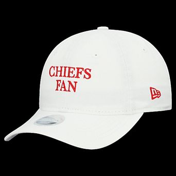 Women's New Era White Kansas City Chiefs Team Fan 9TWENTY Adjustable Hat