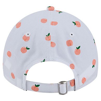 Women's New Era White Detroit Lions Fruit Pattern 9TWENTY Adjustable Hat