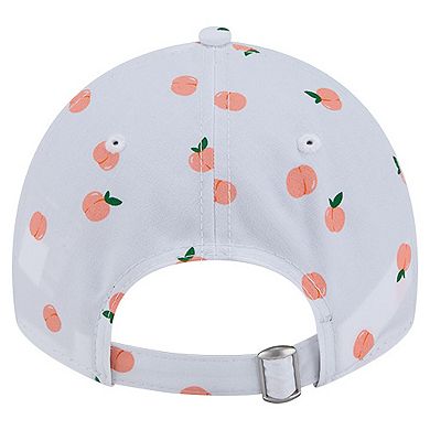 Women's New Era White Chicago Bears Fruit Pattern 9TWENTY Adjustable Hat