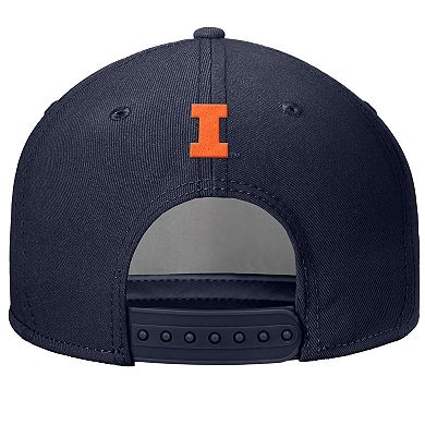 Men's Nike Navy Illinois Fighting Illini Rise Adjustable Hat