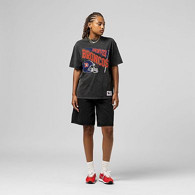 Women's Mitchell & Ness Black Denver Broncos Team Dynamic Boyfriend T-Shirt