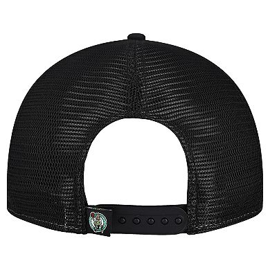 Men's New Era Kelly Green/Black Boston Celtics Outdoor Split Panel 9FIFTY Snapback Hat