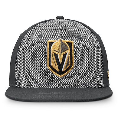 Men's Fanatics Gray Vegas Golden Knights Versalux Fitted Hat