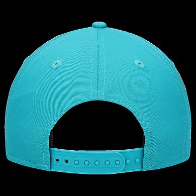 Women's New Era Aqua Miami Dolphins Stardom A-Frame 9FORTY Adjustable Hat
