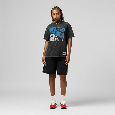 Women's Mitchell & Ness Black Carolina Panthers Team Dynamic Boyfriend T-Shirt
