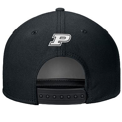 Men's Nike Black Purdue Boilermakers Rise Adjustable Hat