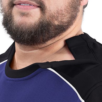 Men's G-III Sports by Carl Banks Purple Baltimore Ravens Adaptive Lord Stanley Crewneck Sweatshirt