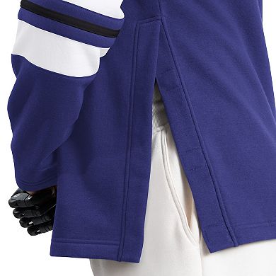 Men's G-III Sports by Carl Banks Purple Baltimore Ravens Adaptive Lord Stanley Crewneck Sweatshirt