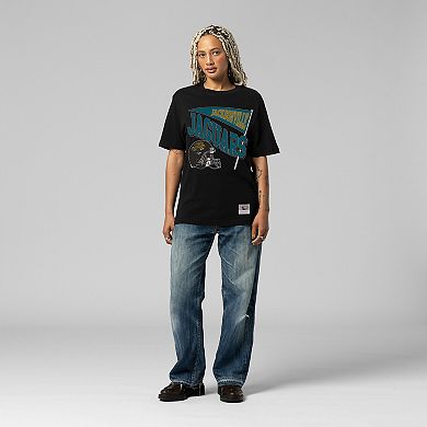 Women's Mitchell & Ness Black Jacksonville Jaguars Team Dynamic Boyfriend T-Shirt