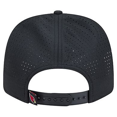 Men's New Era Black Arizona Cardinals Script 9SEVENTY Adjustable Hat