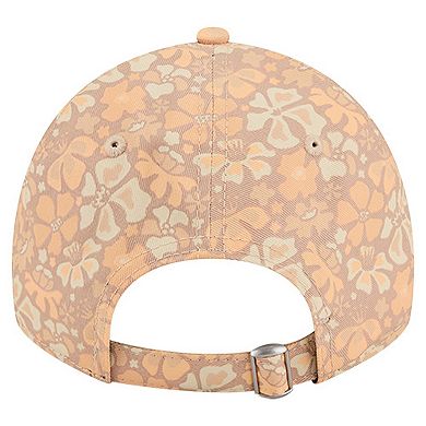 Women's New Era Tan Detroit Lions Floral 9TWENTY Adjustable Hat