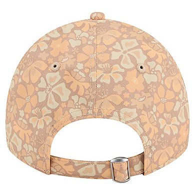 Women's New Era Tan Seattle Seahawks Floral 9TWENTY Adjustable Hat