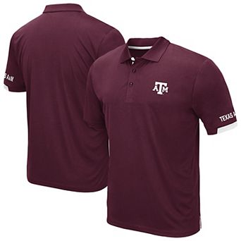 Men's Colosseum Maroon Texas A&M Aggies Big & Tall Santry Polo