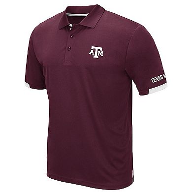 Men's Colosseum Maroon Texas A&M Aggies Big & Tall Santry Polo