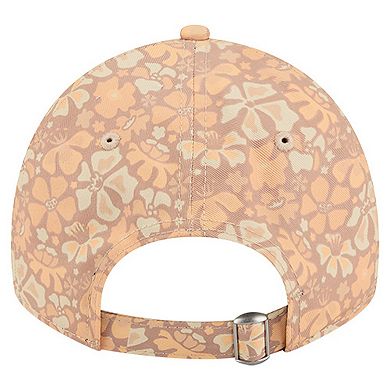 Women's New Era Tan Pittsburgh Steelers Floral 9TWENTY Adjustable Hat