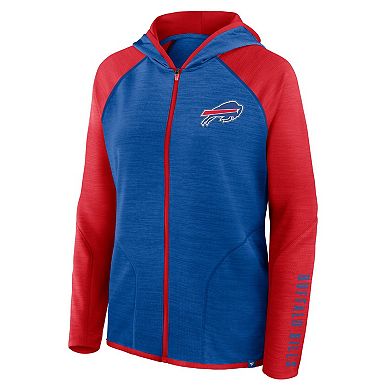 Women's Fanatics Royal Buffalo Bills Plus Size End Around Pass Full-Zip Hoodie
