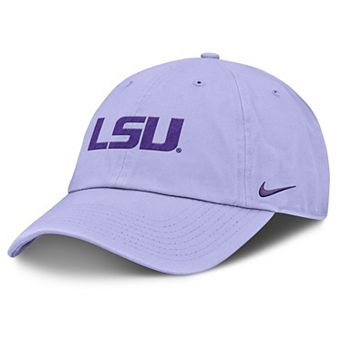 Men's Nike Light Purple LSU Tigers Club Campus Adjustable Hat