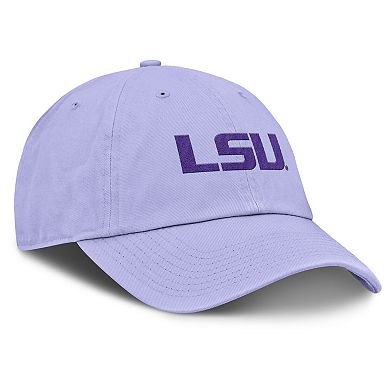 Men's Nike Light Purple LSU Tigers Club Campus Adjustable Hat