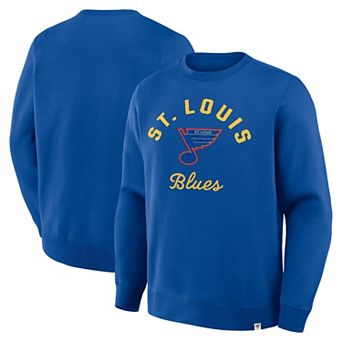 Men's Fanatics Blue St. Louis Blues Vintage Stickler Sweatshirt