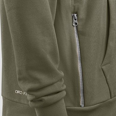 Men's Nike Olive Georgia Bulldogs 2025 Military Appreciation Dri-FIT Hoodie