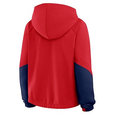 Women's Fanatics Red St. Louis Cardinals Oversized Time to Win Pullover Hoodie