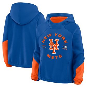 Women's Fanatics Royal New York Mets Oversized Time to Win Pullover Hoodie