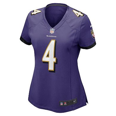 Women's Nike Zay Flowers Purple Baltimore Ravens Team Game Jersey