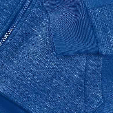 Men's Fanatics Blue Dallas Mavericks Back Door Cut Play Defender Full-Zip Hoodie