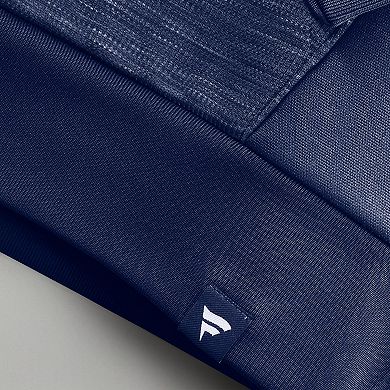 Men's Fanatics Navy Minnesota Timberwolves Back Door Cut Play Defender Full-Zip Hoodie