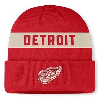 Men's Fanatics Red Detroit Red Wings Centennial Cuffed Knit Hat