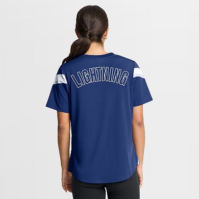 Women's Fanatics Blue Tampa Bay Lightning Offside Athena T-Shirt