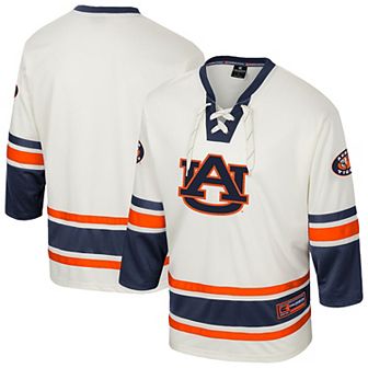 Men's Colosseum Cream Auburn Tigers Puck Proud Fashion Hockey Jersey