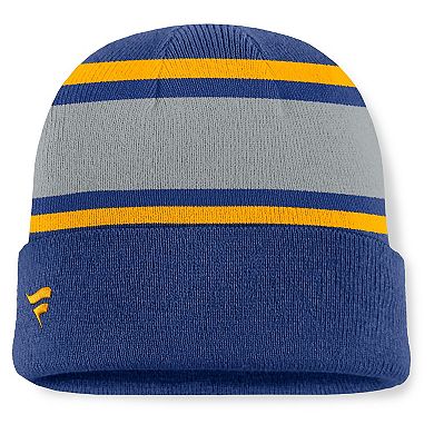 Men's Fanatics Royal Buffalo Sabres Heritage Varsity Cuffed Knit Hat