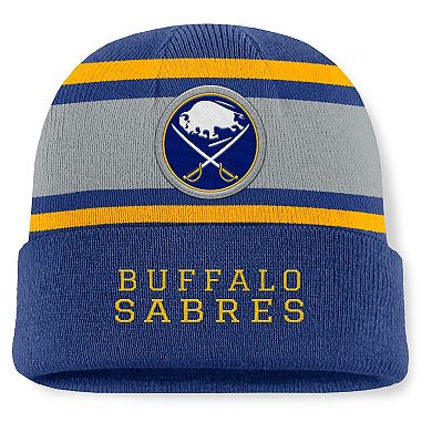 Men's Fanatics Royal Buffalo Sabres Heritage Varsity Cuffed Knit Hat