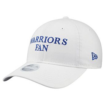 Women's New Era White Golden State Warriors Team Fan 9TWENTY Adjustable Hat