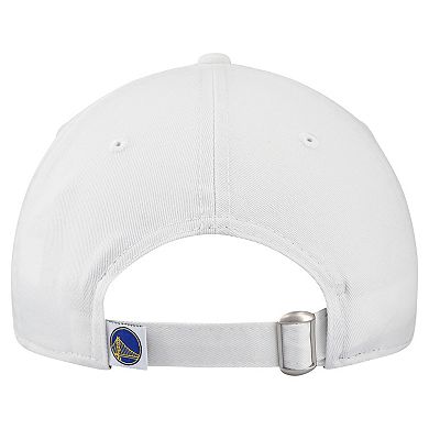 Women's New Era White Golden State Warriors Team Fan 9TWENTY Adjustable Hat