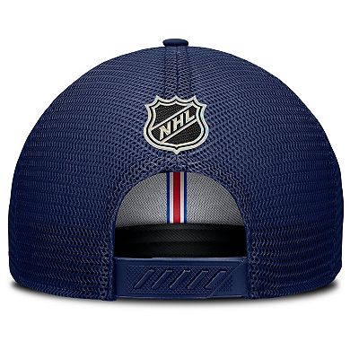 Men's Fanatics Navy New York Rangers Authentic Pro Home Ice Trucker Adjustable Hat