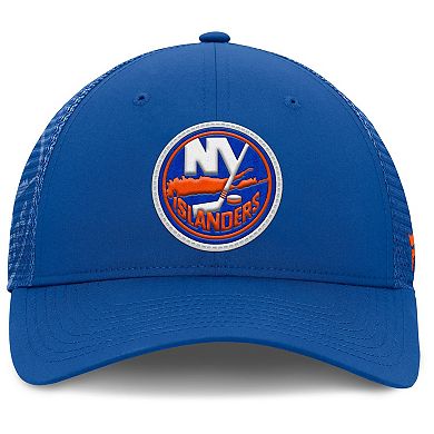 Men's Fanatics Royal New York Islanders Authentic Pro Home Ice Trucker Adjustable Hat